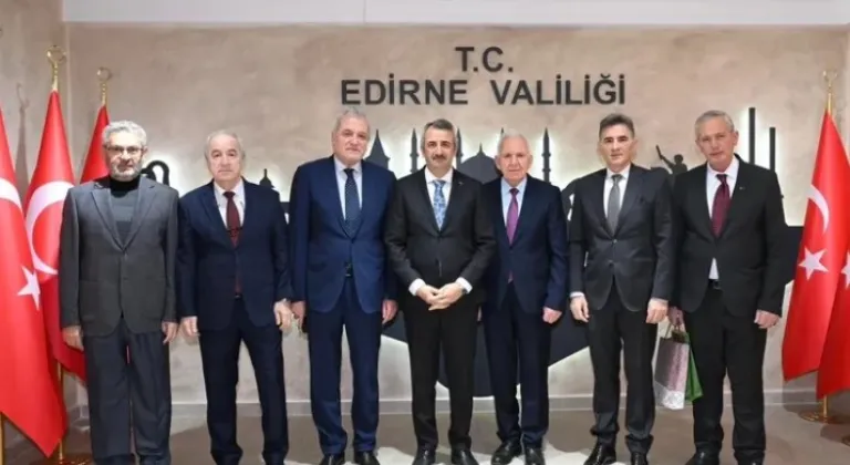 Edirne Valisi Sezer'e Balkan Liderlerinden Ziyaret