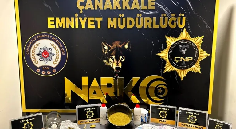 Çanakkale'de uyuşturucu operasyonu: 1 kişi tutuklandı