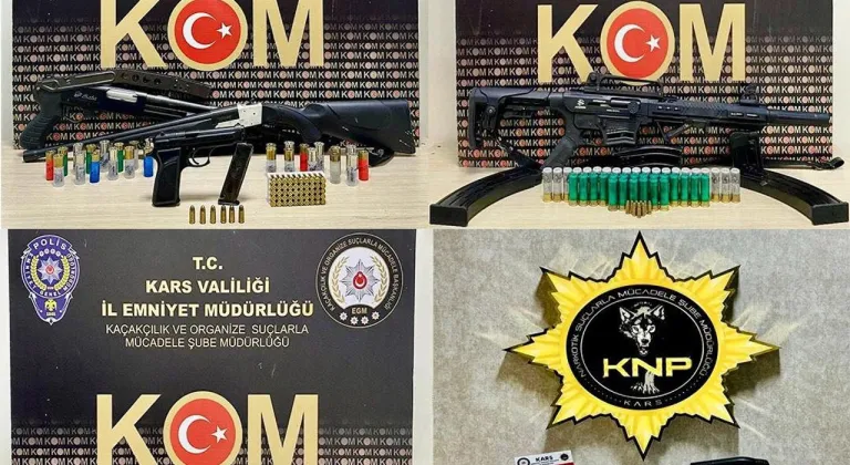 Kars’ta kaçak silah operasyonunda 7 kişi hakkında işlem yapıldı