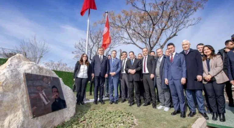 KKTC Parkı, Rauf Denktaş Anısına Bornova'da Açıldı