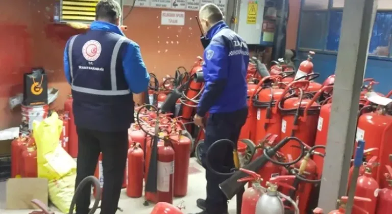 Kocaeli Zabıtası'ndan Yangın Tüpü Satışlarına Fiyat Denetimi